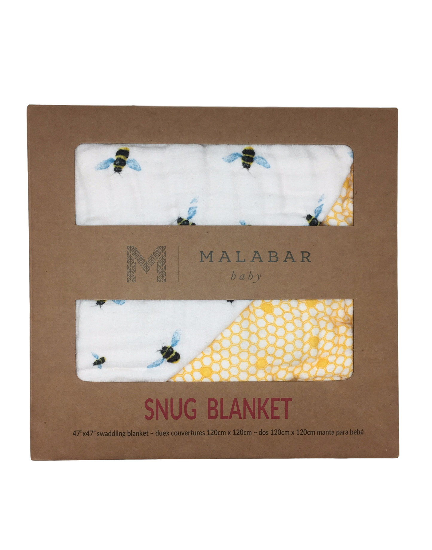Organic Snug Blanket - Busy Bees