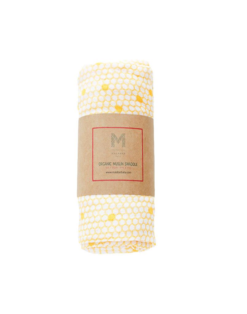 Organic Swaddle - Bee Hive