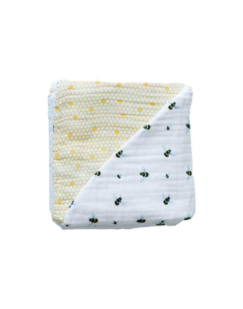 Organic Snug Blanket - Busy Bees