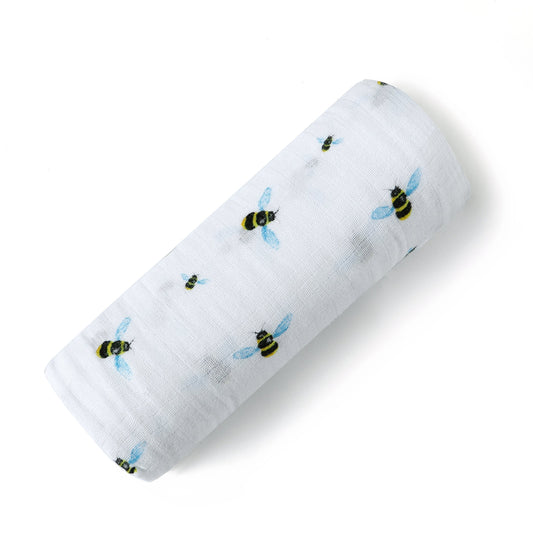 Organic Swaddle - Honey Bee