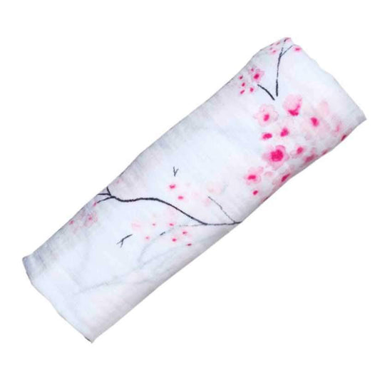 Organic Swaddle - Cherry Blossom